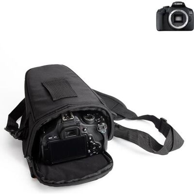 Pour Canon EOS 2000D Sac pour appareil photo reflex Sacoche Gadget anti-choc DSLR SLR pour caméra protection complète boîte de Noir - Publicité Pour Canon EOS 2000D Sac pour appareil photo reflex Sacoche Gadget anti-choc DSLR SLR pour caméra protection complète boîte de Noir - Publicité