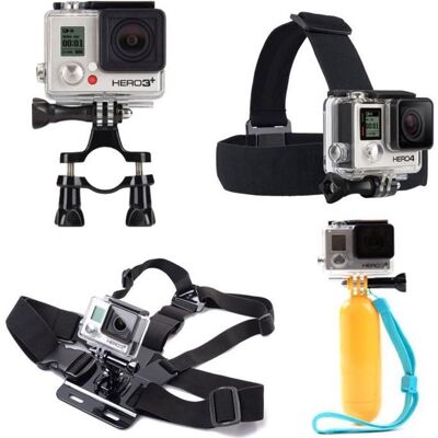 iBroz® - GoPro® Pack Support Premium 10 en 1 kit daccessoires Noir - Publicité iBroz® - GoPro® Pack Support Premium 10 en 1 kit daccessoires Noir - Publicité