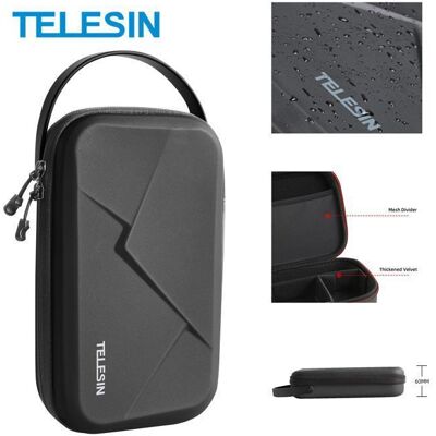 TELESIN Étui Rigide Portable pour Caméra Sportive Imperméable Anti-Choc GoPro 13/12/11/10/9/8/7 & DJI Osmo Action 6/5 Pro/4/3 Noir - Publicité TELESIN Étui Rigide Portable pour Caméra Sportive Imperméable Anti-Choc GoPro 13/12/11/10/9/8/7 & DJI Osmo Action 6/5 Pro/4/3 Noir - Publicité