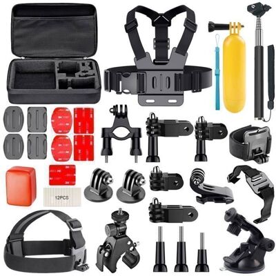 AFAITH 30 en 1 Kit dAccessoire pour Caméra Action GoPro Hero 7/Hero 6/5 Black Hero 4 Hero 5 Session AKASO EK7000 Apeman SJ4000 5000 - Publicité AFAITH 30 en 1 Kit dAccessoire pour Caméra Action GoPro Hero 7/Hero 6/5 Black Hero 4 Hero 5 Session AKASO EK7000 Apeman SJ4000 5000 - Publicité