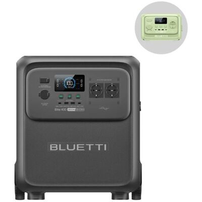 BLUETTI Elite 400 2 600 W Générateur Solaire 3 840 Wh Station d’alimentation portable pour Camping VoyageDomestiqueCamping-Car - Publicité BLUETTI Elite 400 2 600 W Générateur Solaire 3 840 Wh Station d’alimentation portable pour Camping VoyageDomestiqueCamping-Car - Publicité