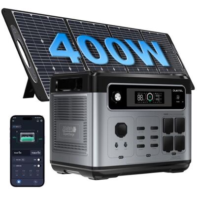 OUKITEL P2400E Generateur Electrique Portable 2400W Équipé Panneau Solaire 400W2048Wh Station SolaireLiFePO413 Sorties - Publicité OUKITEL P2400E Generateur Electrique Portable 2400W Équipé Panneau Solaire 400W2048Wh Station SolaireLiFePO413 Sorties - Publicité