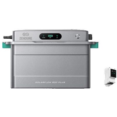 Zendure SolarFlow 800 Plus - Centrale balcon 1920Wh onduleur 800W solaire 1500W batterie LFP 48V 11.52kWhavec Smart Meter 3CT - Publicité Zendure SolarFlow 800 Plus - Centrale balcon 1920Wh onduleur 800W solaire 1500W batterie LFP 48V 11.52kWhavec Smart Meter 3CT - Publicité