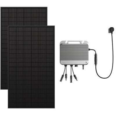 Zendure SolarFlow 800 - Micro-onduleur Hybride Intelligent 1200W MPPT + 2x panneaux solaires 450W Gris - Publicité Zendure SolarFlow 800 - Micro-onduleur Hybride Intelligent 1200W MPPT + 2x panneaux solaires 450W Gris - Publicité