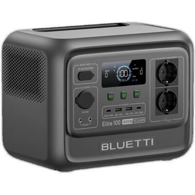 BLUETTI Elite 100 V2 1024Wh Générateur Solaire 1800W Générateur Électrique Solaire (3600W Surge) Pour Camping Voyage - Publicité BLUETTI Elite 100 V2 1024Wh Générateur Solaire 1800W Générateur Électrique Solaire (3600W Surge) Pour Camping Voyage - Publicité