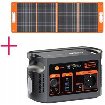 FlashFish E103 Station dalimentation portable 300 W 179 2 Wh avec panneau solaire TSP18V100W - Publicité FlashFish E103 Station dalimentation portable 300 W 179 2 Wh avec panneau solaire TSP18V100W - Publicité