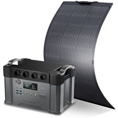 Générateur solaire portable - ALLPOWERS - Powerstation S2000 Pro - 1451Wh - 2400W - Panneau 100W - Publicité Générateur solaire portable - ALLPOWERS - Powerstation S2000 Pro - 1451Wh - 2400W - Panneau 100W - Publicité