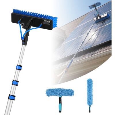 Kit Nettoyage pour Panneaux Solaires-VEVOR-6 m-Brosse Télescopique Nettoyage à Passage Eau Perche Alliage Alu - Publicité Kit Nettoyage pour Panneaux Solaires-VEVOR-6 m-Brosse Télescopique Nettoyage à Passage Eau Perche Alliage Alu - Publicité