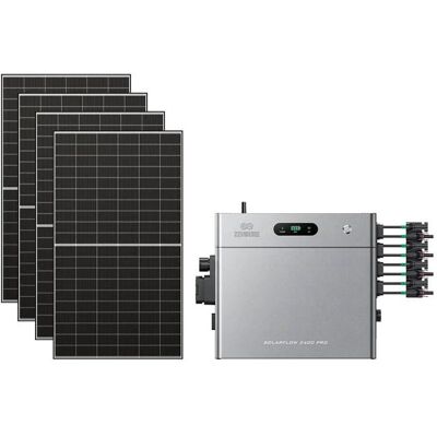 Zendure SolarFlow 2400 Pro - Batterie Solaire 2400W 24-168kWh avec 500Wx4 Panneau Bifacial - Publicité Zendure SolarFlow 2400 Pro - Batterie Solaire 2400W 24-168kWh avec 500Wx4 Panneau Bifacial - Publicité