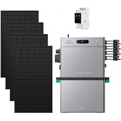 Zendure SolarFlow 2400 Pro - Batterie Solaire 2400W 24-168kWh avec compteur 3CT AB3000L 288kWh 4 panneaux bifaciaux 450W - Publicité Zendure SolarFlow 2400 Pro - Batterie Solaire 2400W 24-168kWh avec compteur 3CT AB3000L 288kWh 4 panneaux bifaciaux 450W - Publicité