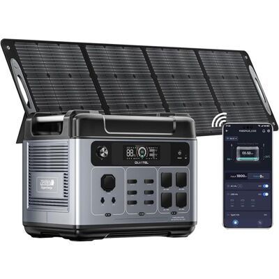 Station Électrique Portable Oukitel P2001 Plus 2400W 2048Wh LiFePO4 Panneau Solaire 200W Charge Rapide - Publicité Station Électrique Portable Oukitel P2001 Plus 2400W 2048Wh LiFePO4 Panneau Solaire 200W Charge Rapide - Publicité