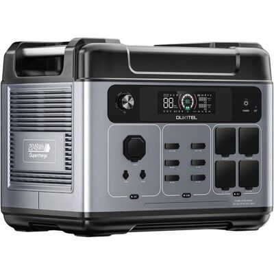 OUKITEL P2001E PLUS Generateur Electrique Portable 2400W 2048Wh Station Solaire Batterie LiFePO4 13 Sorties Camping/Voyage - Publicité OUKITEL P2001E PLUS Generateur Electrique Portable 2400W 2048Wh Station Solaire Batterie LiFePO4 13 Sorties Camping/Voyage - Publicité