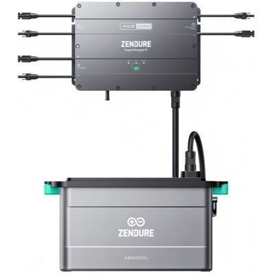 Zendure SolarFlow HUB 2000 Station balcon solaire 1800W sortie 1200W batterie AB2000L 1920Wh - Publicité Zendure SolarFlow HUB 2000 Station balcon solaire 1800W sortie 1200W batterie AB2000L 1920Wh - Publicité