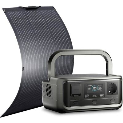 Générateur solaire - ALLPOWERS - VOLIX P300 - 300W - 256Wh LiFePO4 - Panneau solaire flexible 100W - Publicité Générateur solaire - ALLPOWERS - VOLIX P300 - 300W - 256Wh LiFePO4 - Panneau solaire flexible 100W - Publicité