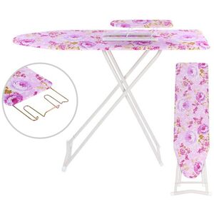 Table à repasser Fashion - CREMLANK - motifs de fleurs - Pliable - ROSE - 92*78*30CM Rose - Publicité Table à repasser Fashion - CREMLANK - motifs de fleurs - Pliable - ROSE - 92*78*30CM Rose - Publicité
