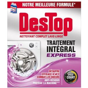 DESTOP Nettoyant Lave-Linge Express Anti-Calcaire Anti-Moisissure - 2 doses - Publicité DESTOP Nettoyant Lave-Linge Express Anti-Calcaire Anti-Moisissure - 2 doses - Publicité