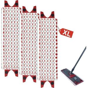ALFOYU 3 PCS pour Vileda UltraMax XL Balai Serpillière Recharge Kit,Recharge Lavable et Réutilisable pour Nettoyage des Sols Rouge - Publicité ALFOYU 3 PCS pour Vileda UltraMax XL Balai Serpillière Recharge Kit,Recharge Lavable et Réutilisable pour Nettoyage des Sols Rouge - Publicité