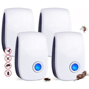 4 Pack Répulsif Ultrason Anti-Rongeurs Insectes Intérieur Répulsif Électronique & Répulsif Moustique Ultrason Anti InsectesRats Blanc - Publicité 4 Pack Répulsif Ultrason Anti-Rongeurs Insectes Intérieur Répulsif Électronique & Répulsif Moustique Ultrason Anti InsectesRats Blanc - Publicité