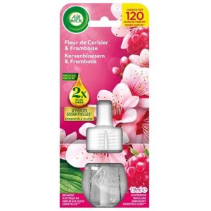 AIR WICK Recharge Diffuseur désodorisant Electrique Huiles essentielles Fleur de cerisier ET Framboise - Publicité AIR WICK Recharge Diffuseur désodorisant Electrique Huiles essentielles Fleur de cerisier ET Framboise - Publicité