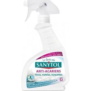 Sanytol Vaporisateur Anti-Acariens Tissus Matelas Moquettes Sans Parfum 300ml - Publicité Sanytol Vaporisateur Anti-Acariens Tissus Matelas Moquettes Sans Parfum 300ml - Publicité