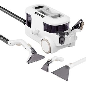 JOULLI Nettoyeur de tapis 16 kPa 800 W double réservoir deau (3 L + 15 L) étanche IPX4 fonctionnement silencieux convient aux tapis Blanc - Publicité JOULLI Nettoyeur de tapis 16 kPa 800 W double réservoir deau (3 L + 15 L) étanche IPX4 fonctionnement silencieux convient aux tapis Blanc - Publicité