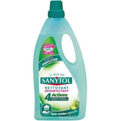 SANYTOL Nettoyant désinfectant - 4 actions - 1 L - Publicité SANYTOL Nettoyant désinfectant - 4 actions - 1 L - Publicité