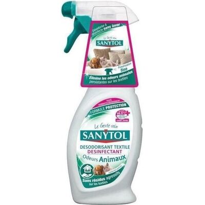 SANYTOL - DESO. DES. TEXTIL ANIMAU 500ML - 500 ml - nettoyant - Publicité SANYTOL - DESO. DES. TEXTIL ANIMAU 500ML - 500 ml - nettoyant - Publicité