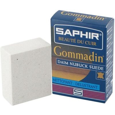 GOMMADIN SAPHIR Gomme nettoyante pour nubuck et suède - Gomme de nettoyage - Publicité GOMMADIN SAPHIR Gomme nettoyante pour nubuck et suède - Gomme de nettoyage - Publicité