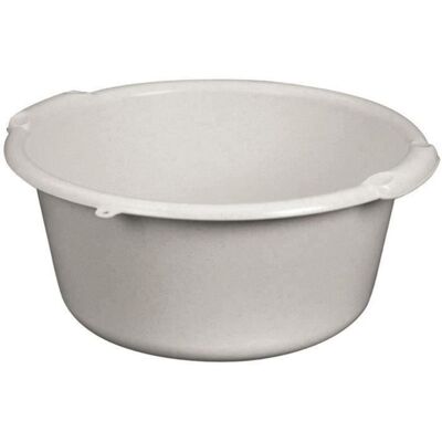 ALUMINIUM ET PLASTIQUE Bassine ronde 14 L - D: 41 cm - H 17.5 cm - gris moucheté - Publicité ALUMINIUM ET PLASTIQUE Bassine ronde 14 L - D: 41 cm - H 17.5 cm - gris moucheté - Publicité