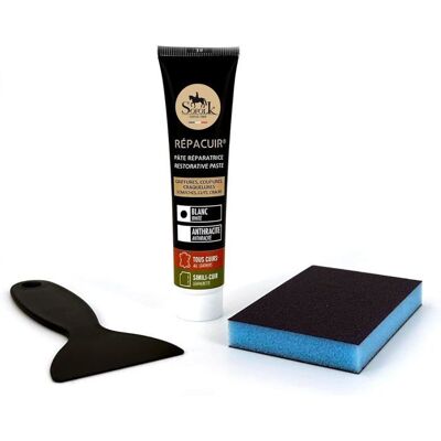Sofolk - RepaCuir - 20g - Kit de réparation cuir - Publicité Sofolk - RepaCuir - 20g - Kit de réparation cuir - Publicité