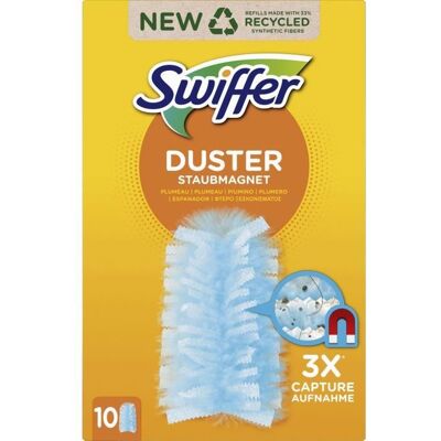 SWIFFER Recharges dépoussiérantes Attrape & Retient x10 - Publicité SWIFFER Recharges dépoussiérantes Attrape & Retient x10 - Publicité