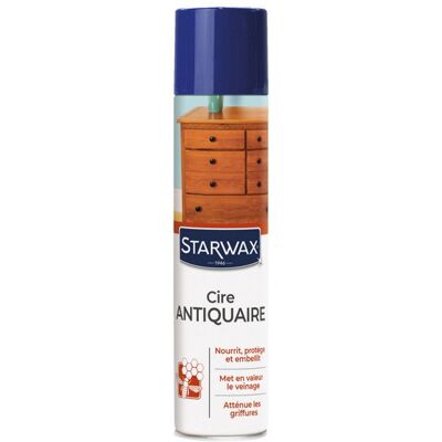 STARWAX Cire antiquaire aérosol - bois clair - 300 mL - Publicité STARWAX Cire antiquaire aérosol - bois clair - 300 mL - Publicité