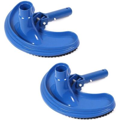 SODIAL Nettoyeur de Brosse TêTe DAspiration de Piscine Nettoyeur de Brosse Demi Lune Outil de Nettoyage de Piscine Flexible TêTe de Bleu - Publicité SODIAL Nettoyeur de Brosse TêTe DAspiration de Piscine Nettoyeur de Brosse Demi Lune Outil de Nettoyage de Piscine Flexible TêTe de Bleu - Publicité