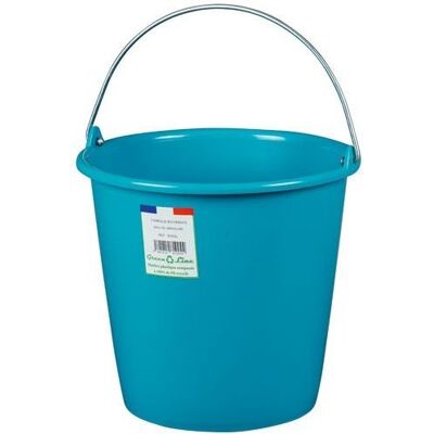 ALUMINIUM ET PLASTIQUE Seau gradué - ø28cm - 10L - Bleu Green Line Bleu - Publicité ALUMINIUM ET PLASTIQUE Seau gradué - ø28cm - 10L - Bleu Green Line Bleu - Publicité