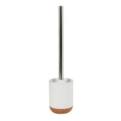 Brosse wc avec support Céramique & Liege OAK Blanc MSV Blanc - Publicité Brosse wc avec support Céramique & Liege OAK Blanc MSV Blanc - Publicité