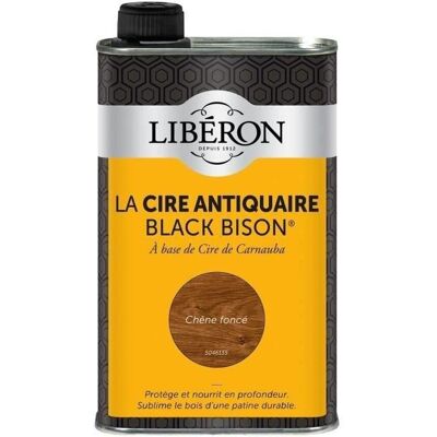 LIBERON Cire des antiquaires black bison liquide - chêne foncé - 0.5 L - Publicité LIBERON Cire des antiquaires black bison liquide - chêne foncé - 0.5 L - Publicité