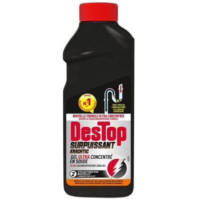 Brand Model Gel déboucheur puissant - 500ml - 2 doses - Publicité Brand Model Gel déboucheur puissant - 500ml - 2 doses - Publicité