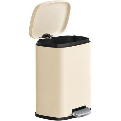 SONGMICS Poubelle à Pédale avec Seau Intérieur Amovible Fermeture en Douceur 12 L 38 4 x 28 6 x 25 2 cm Beige Beige - Publicité SONGMICS Poubelle à Pédale avec Seau Intérieur Amovible Fermeture en Douceur 12 L 38 4 x 28 6 x 25 2 cm Beige Beige - Publicité