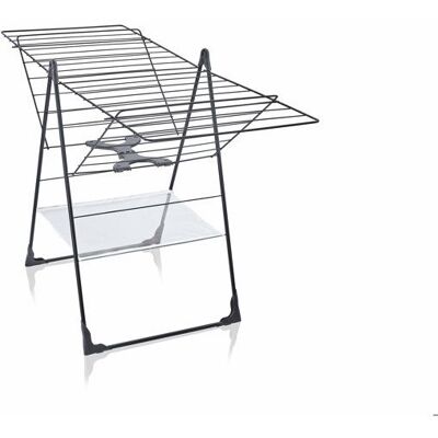 Leifheit Étagère à Linge Classique 250 Flex Noire - Étagère à Linge - Publicité Leifheit Étagère à Linge Classique 250 Flex Noire - Étagère à Linge - Publicité