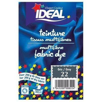 Ideal - SAC/15G GRIS 22 - Fabric dye - Publicité Ideal - SAC/15G GRIS 22 - Fabric dye - Publicité
