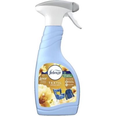 Febreze Lenor Orchidée d'or - Spray désodorisant textile - Lot de 3 - Publicité Febreze Lenor Orchidée d'or - Spray désodorisant textile - Lot de 3 - Publicité