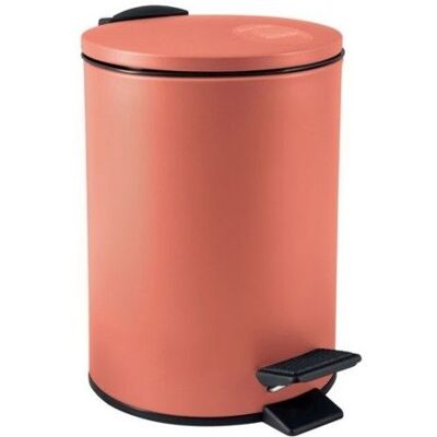 Poubelle à pédale Acier ADELAR 3L Terracotta mat Spirella Gris - Publicité Poubelle à pédale Acier ADELAR 3L Terracotta mat Spirella Gris - Publicité