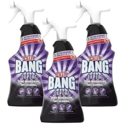 Cillit Bang Modèle - Spray Anti-Moisissures - Spray Nettoyant - Publicité Cillit Bang Modèle - Spray Anti-Moisissures - Spray Nettoyant - Publicité