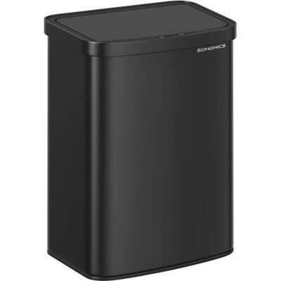 SONGMICS Poubelle de Cuisine Automatique 50 L en Acier Filtres à Charbon Fermeture en Douceur Noir dEncre Noir - Publicité SONGMICS Poubelle de Cuisine Automatique 50 L en Acier Filtres à Charbon Fermeture en Douceur Noir dEncre Noir - Publicité