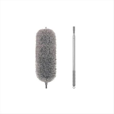 SODIAL Plumeau Extensible en Microfibre avec Manche Extra Long et Tête Pliable pour le Nettoyage et le Plafond. Gris - Publicité SODIAL Plumeau Extensible en Microfibre avec Manche Extra Long et Tête Pliable pour le Nettoyage et le Plafond. Gris - Publicité