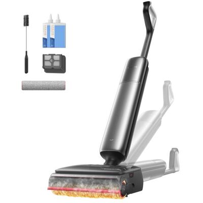 Dreame T16 Pro Heat - Aspirateur Laveur - 30 000Pa Ultra-Fin 985 cm Lavage des sols à leau Chaude à 90 °C zéro nœud Noir - Publicité Dreame T16 Pro Heat - Aspirateur Laveur - 30 000Pa Ultra-Fin 985 cm Lavage des sols à leau Chaude à 90 °C zéro nœud Noir - Publicité