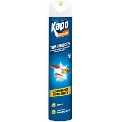 Kapo Aérosol Tous Insectes 500 ml - Aérosol insecticide - Publicité Kapo Aérosol Tous Insectes 500 ml - Aérosol insecticide - Publicité