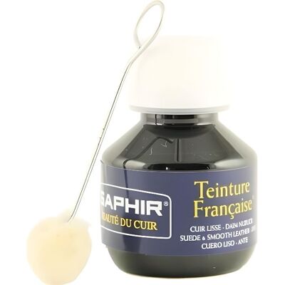 Teinture pénétrante - SAPHIR - Havane moyen - 50 ml - Cuir lisse daim nubuck - Pour patines - Publicité Teinture pénétrante - SAPHIR - Havane moyen - 50 ml - Cuir lisse daim nubuck - Pour patines - Publicité