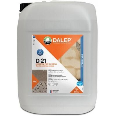 Dalep D21 Imperméabilisation - Pierre & Toit - 20L - Publicité Dalep D21 Imperméabilisation - Pierre & Toit - 20L - Publicité