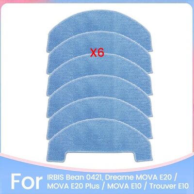 SODIAL 6 Pièces de Lingettes de Nettoyage pour Dreame MOVA E20 MOVA E20 plus MOVA E10 Trouver E10 pour IRBIS Bean 0421 Pièces de - Publicité SODIAL 6 Pièces de Lingettes de Nettoyage pour Dreame MOVA E20 MOVA E20 plus MOVA E10 Trouver E10 pour IRBIS Bean 0421 Pièces de - Publicité